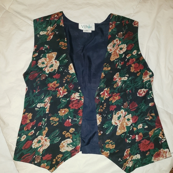 Vintage Floral Vest - Picture 4 of 5